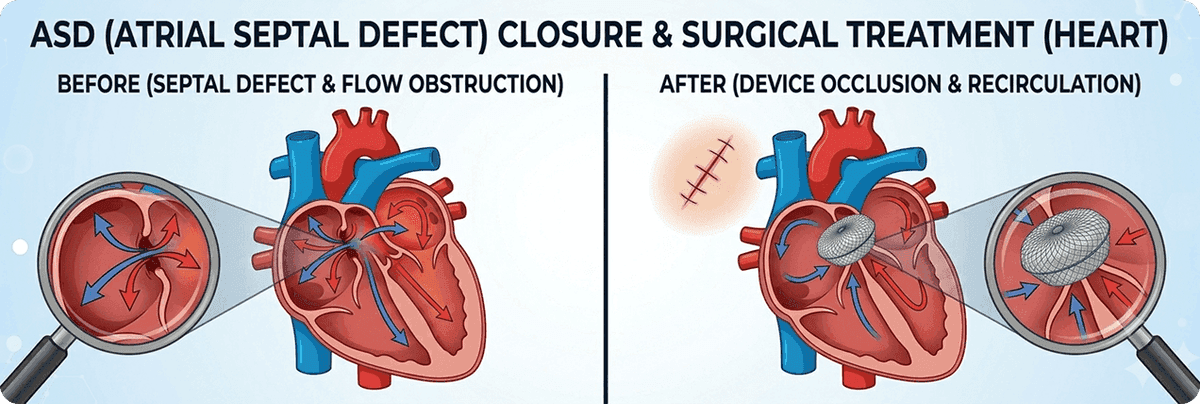 ASD (Atrial Septal Defect) Closure